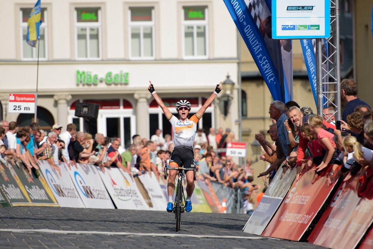 Marianne Vos wins stage 3 at Thuringen Rundfhart