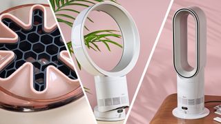 Three different Dyson fans
