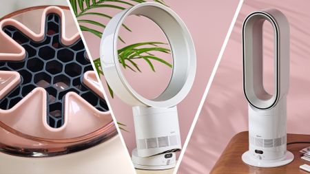 Three different Dyson fans