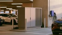 A Latient Pod at an EV charging station