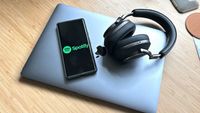 Spotify mobile app with Bowers & Wilkins Px7 S2