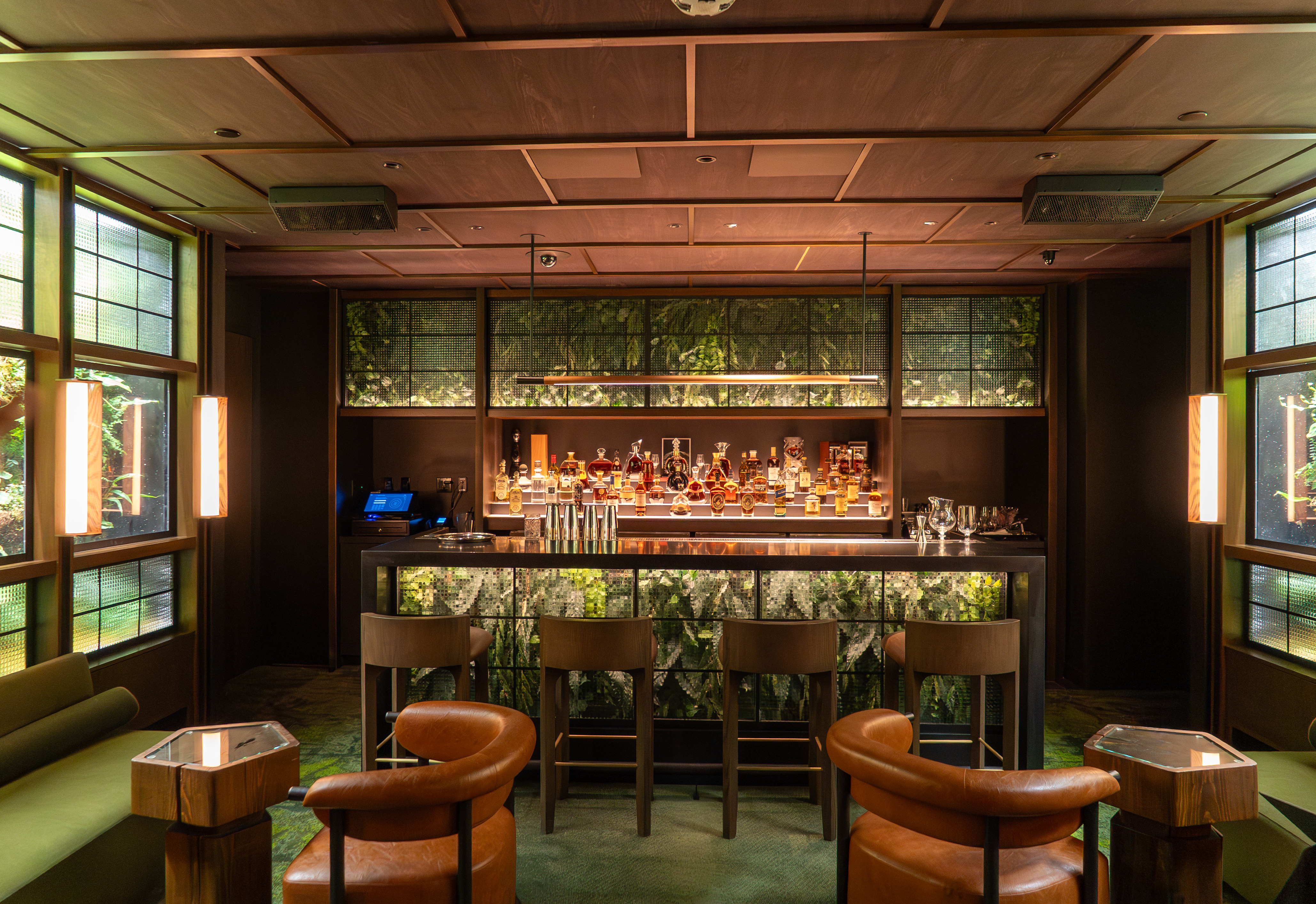 The interior of the Cote Las Vegas lounge and restaurant.