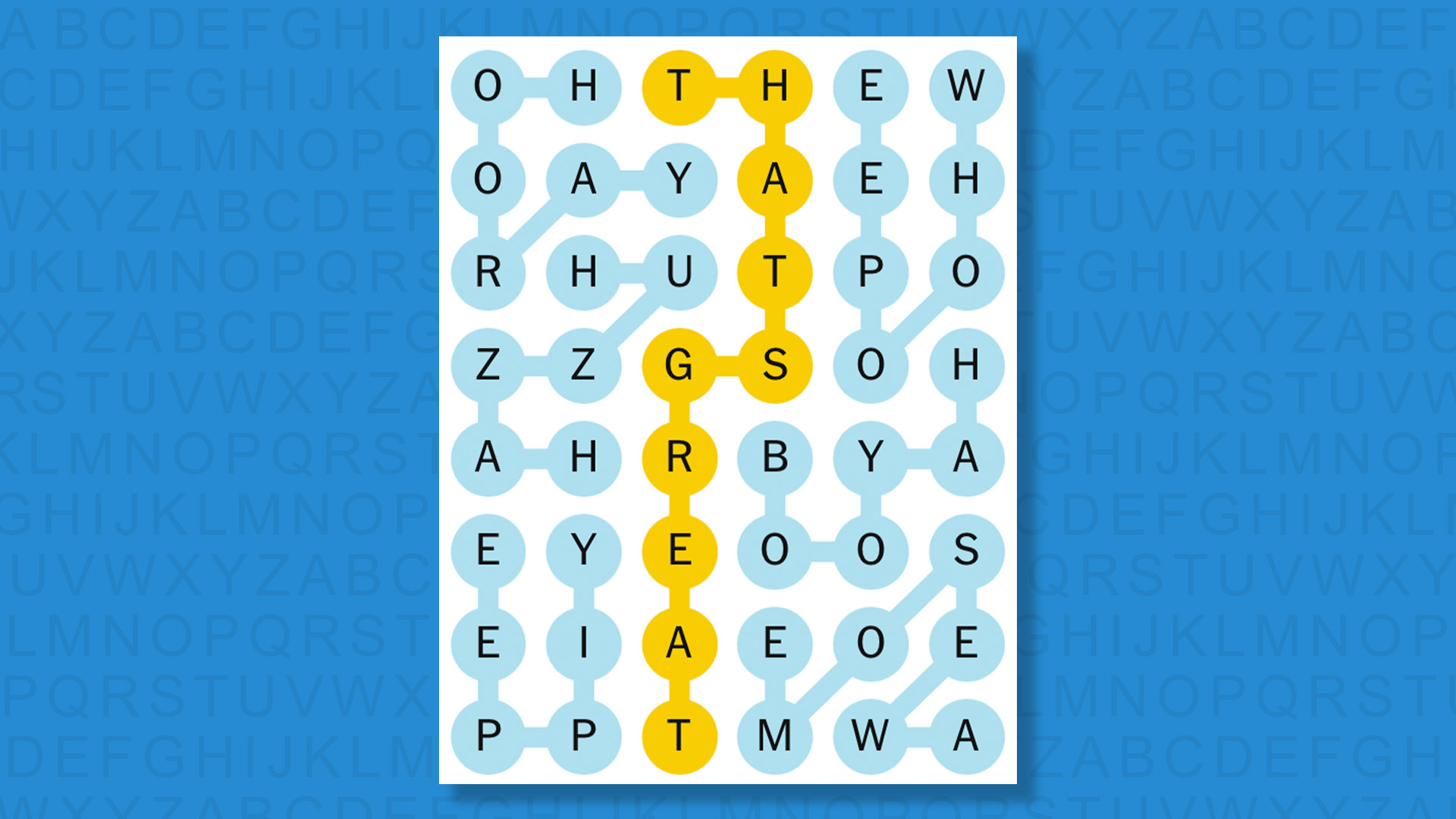 NYT Strands answers for game 679 on a blue background