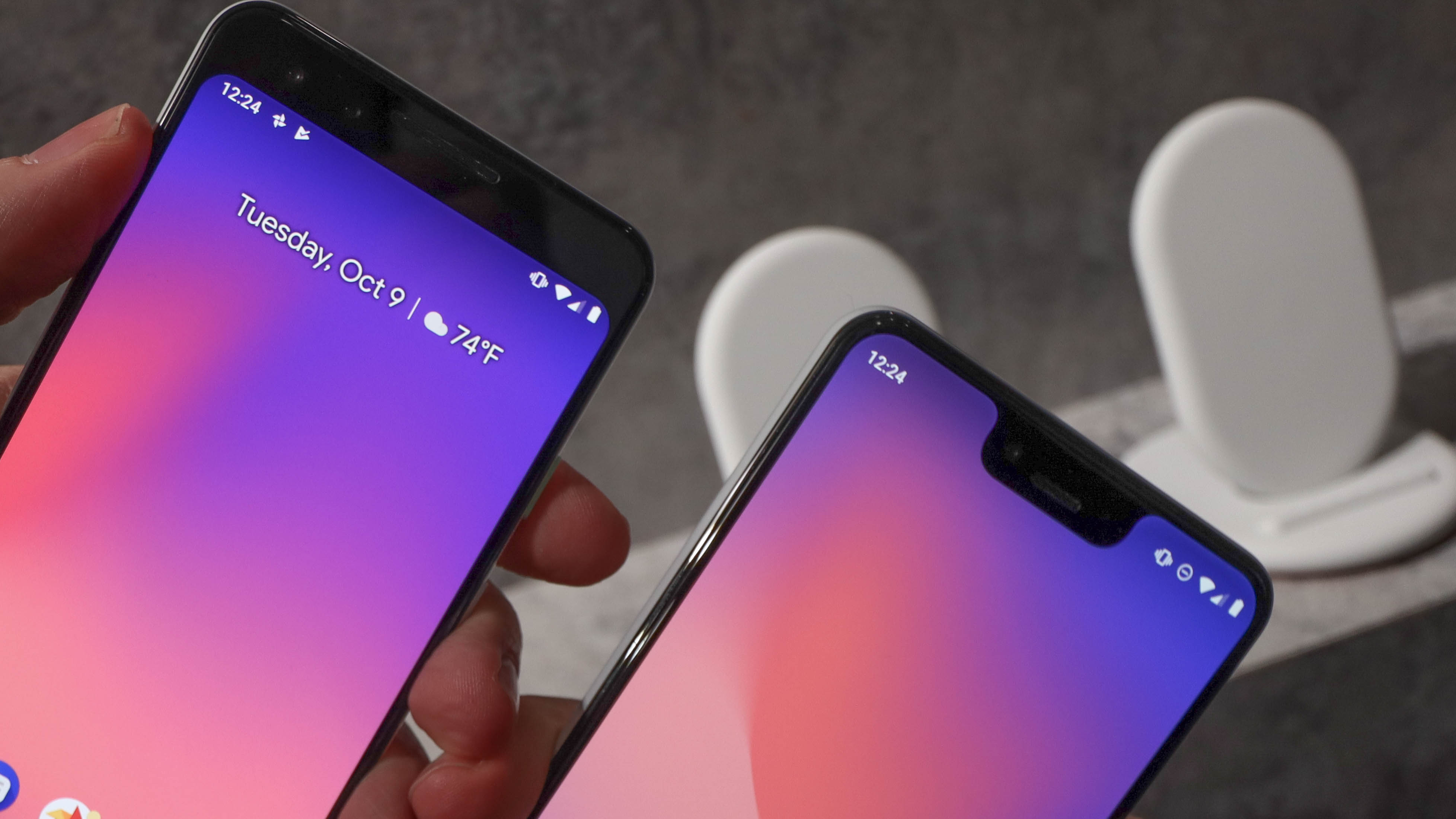 The notch is a big change for the Google Pixel 3 XL's screen
