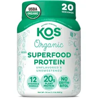 KOS Vegan Protein Powder, Unflavored &amp; Unsweetened | was $38.99now $34.67 on Amazon