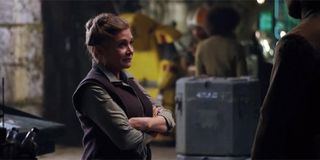Carrie Fisher as General Leia in Star Wars: The Force Awakens
