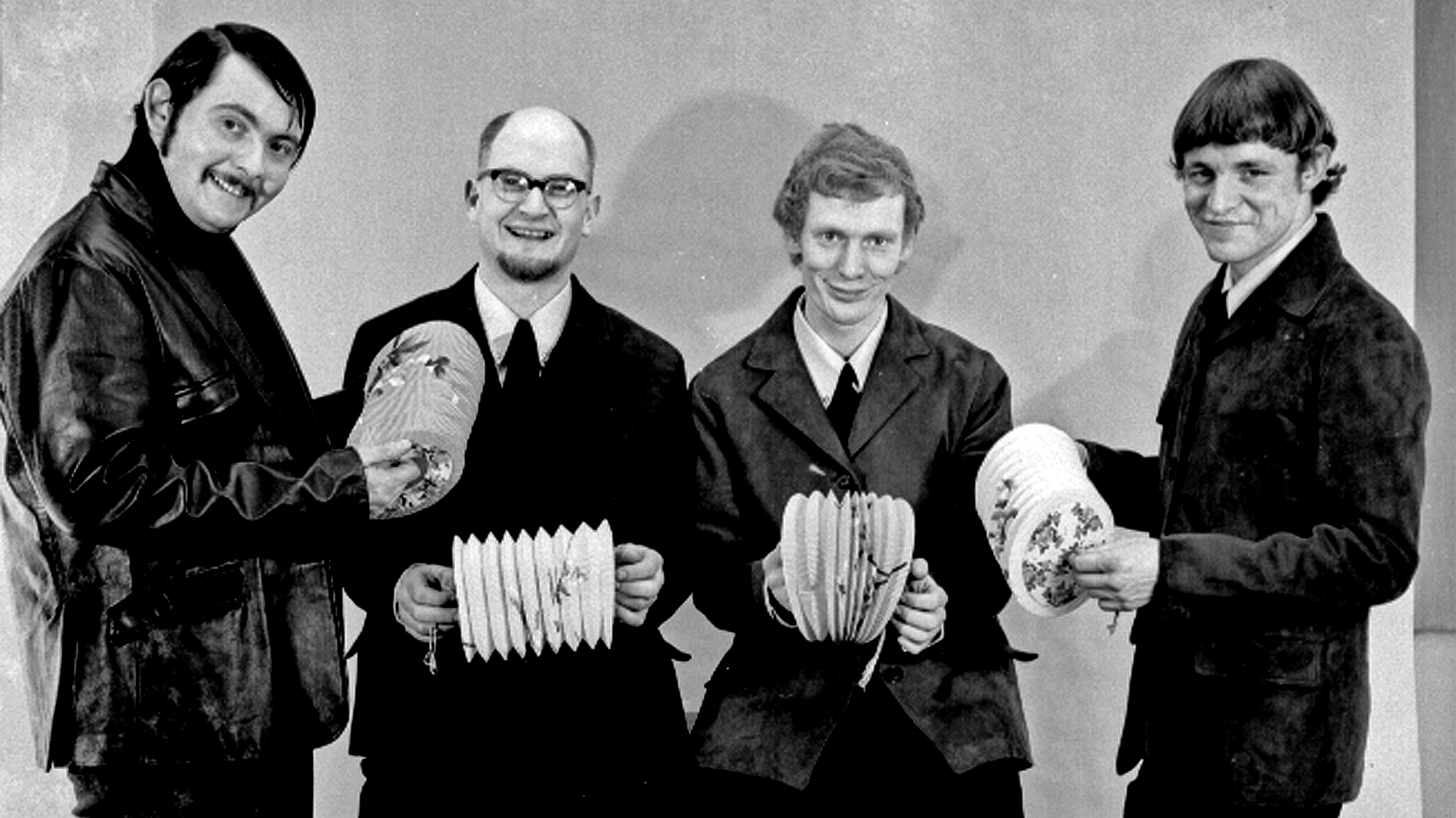 Photo of Graham Bond Organization circa 1961. (from left) Graham Bond, Dick Heckstall-Smith, Ginger Baker and Jack Bruce