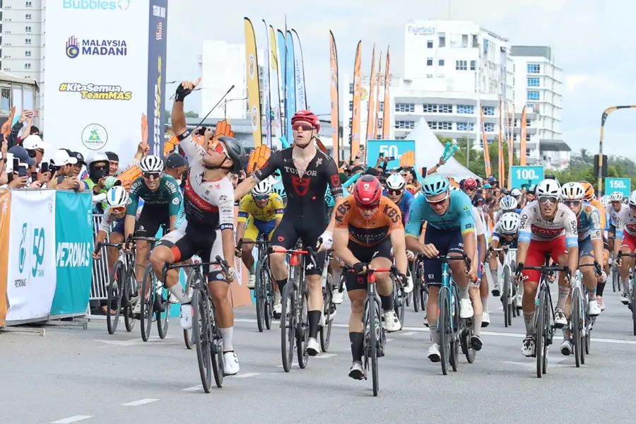 Matteo Malucelli claimed three sprint wins at Le Tour de Langkawi