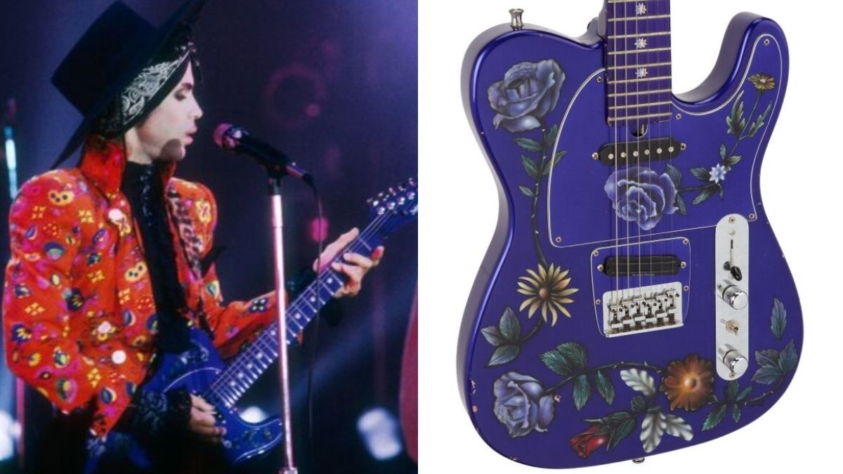 “Out of all guitars Sadowsky made for Prince, the purple floral one saw the most use”: Prince’s iconic custom ‘Parade Tour’ guitar, used in the America video, is up for auction – with a price tag of 0,000