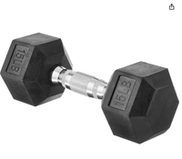 Amazon Basics Hex Dumbbell—15lb