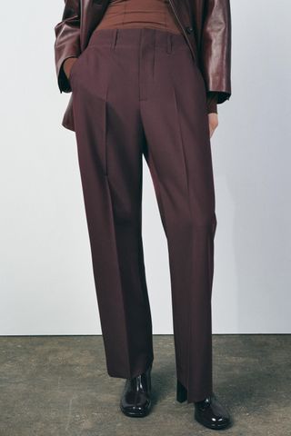 Zw Collection Straight-Leg Trousers