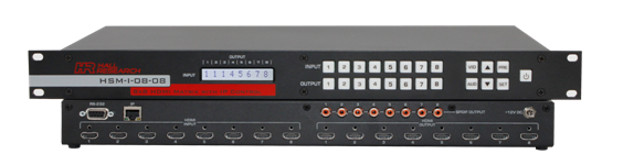 Hall Research HSM-I-08-08 8x8 HDMI Matrix Switch