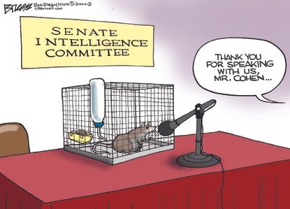 Political&nbsp;Cartoon&nbsp;U.S.&nbsp;Trump Michael Cohen testimony Senate Intelligence Committee