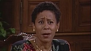 Vy Smith at thanksgiving dinner on The Fresh Prince of Bel-Air