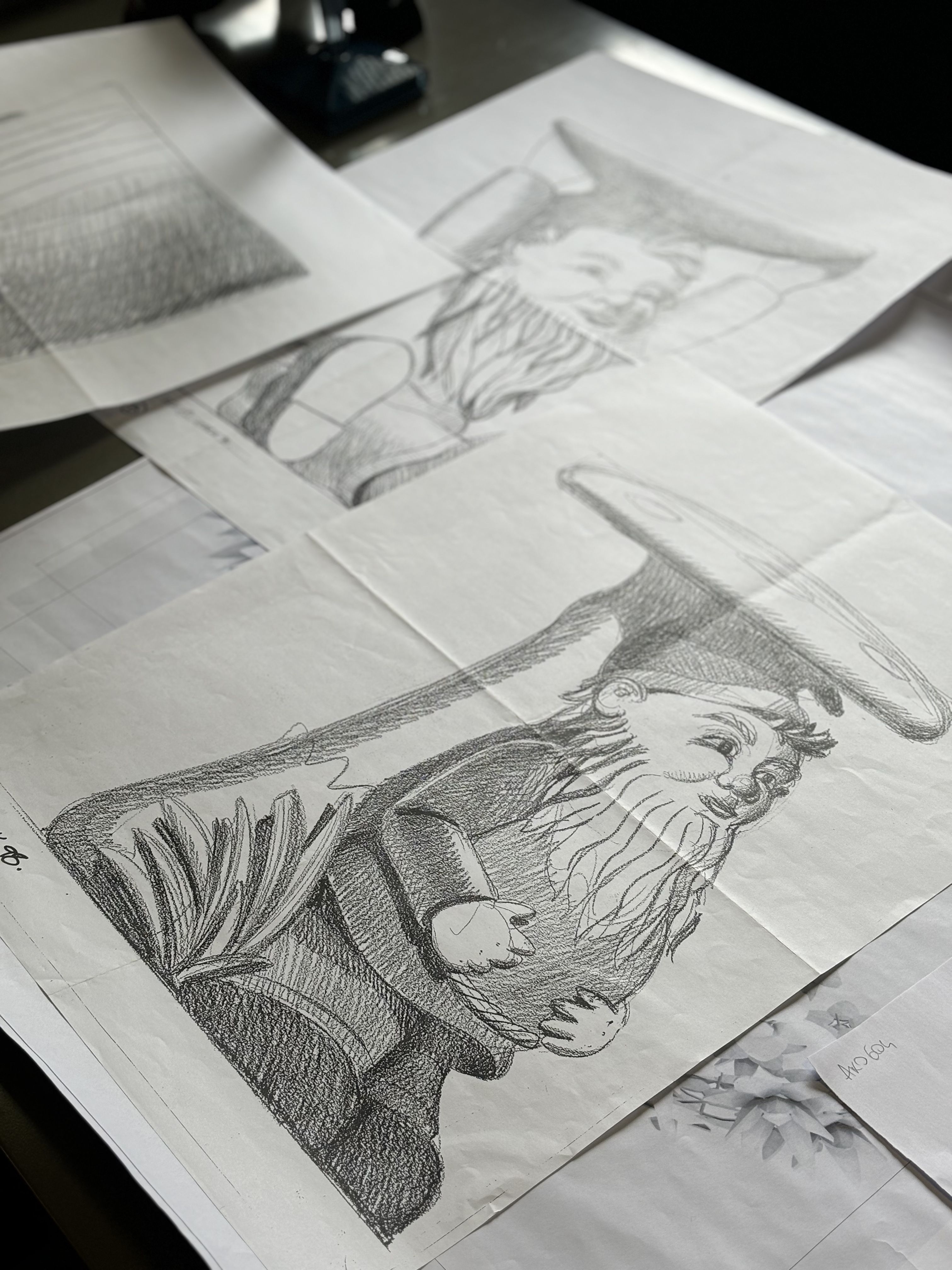 drawings in the kartell archive