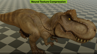 Neural texture compression