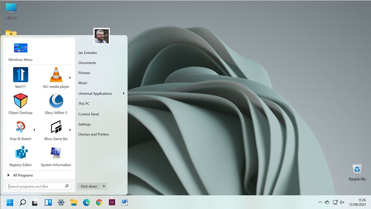 Start 11 allows changes to the Windows 11 Start menu