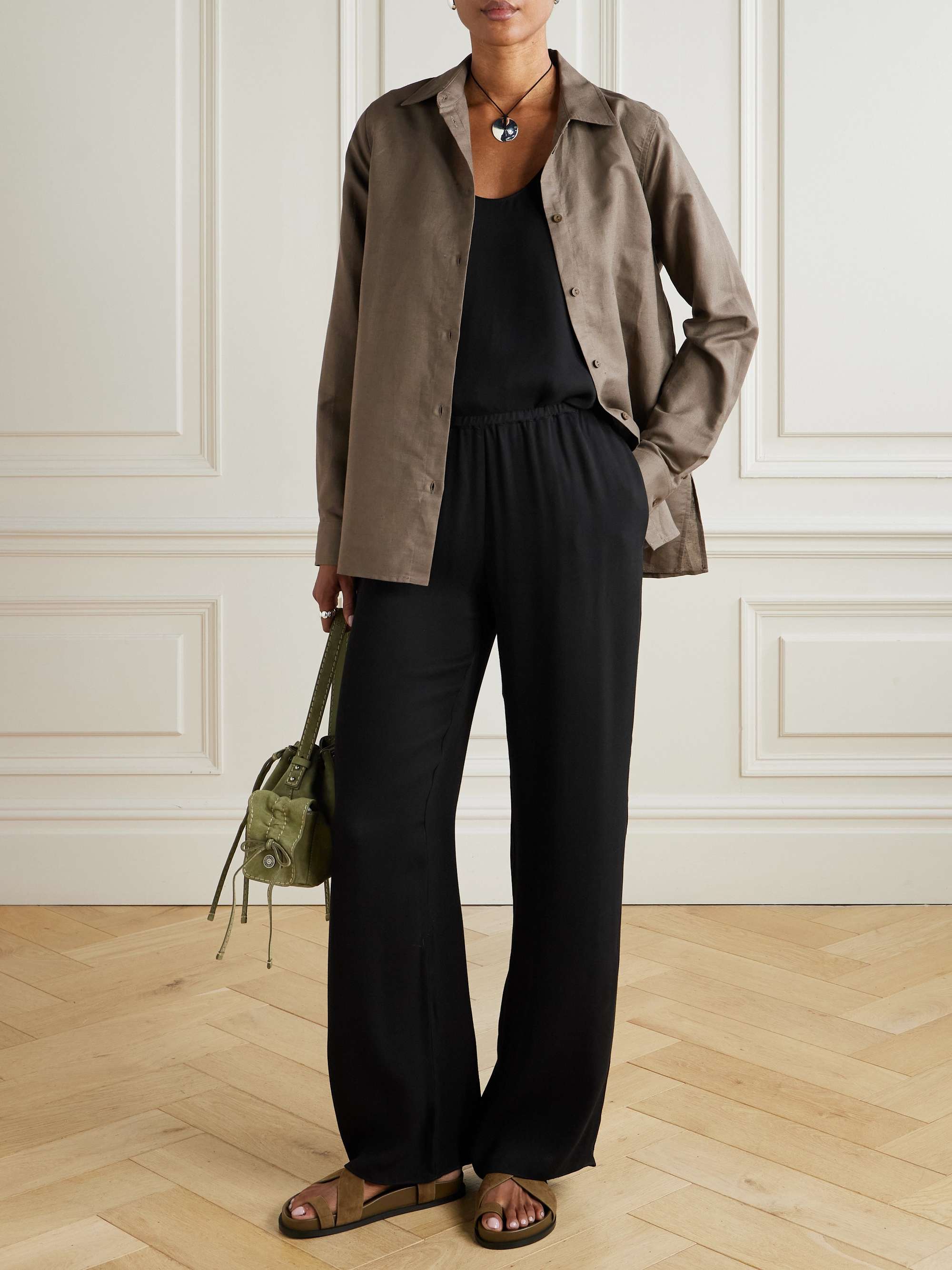 Linen and Cotton-Blend Shirt