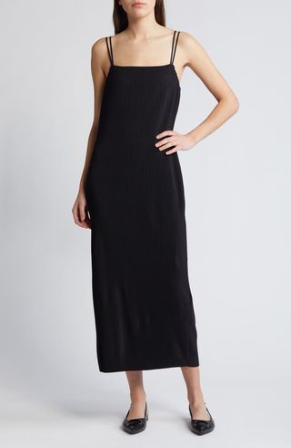 Plissé Slipdress