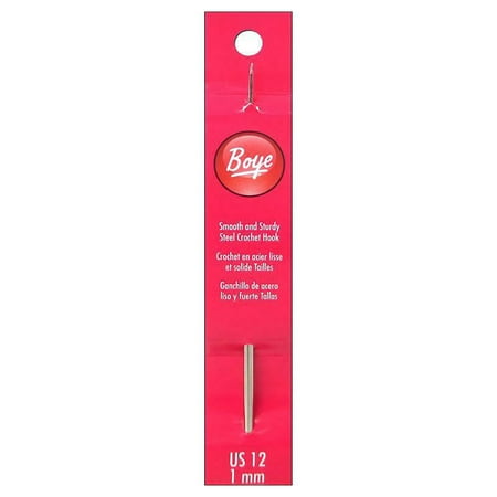 Simplicity Boye Steel Crochet Hook 5 Inch Size 12 Silver