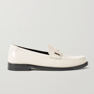 Saint Laurent Le Loafer Logo-appliqued Leather Loafers