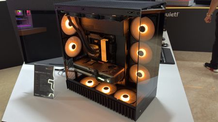 Be Quiet! Pure base 803 LX in black, on a table