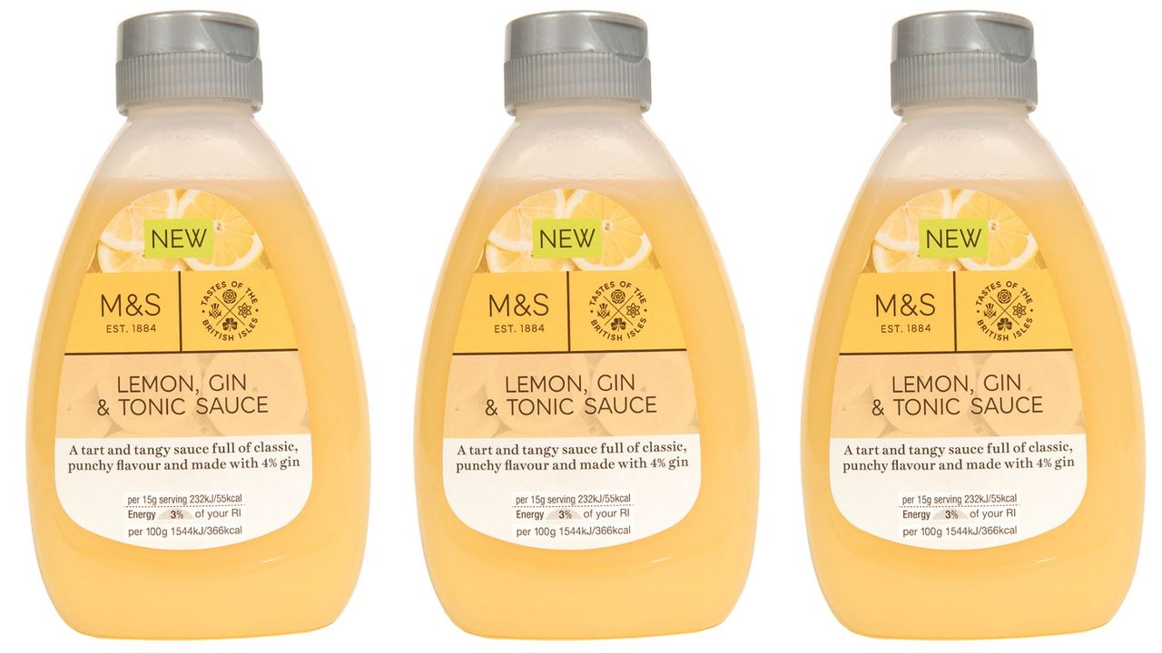 marks and spencer gin and tonic sauce