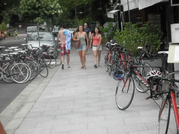 The Scott F01bikes were everywhere