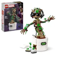 Lego Marvel Dancing Groot Buildable Animated Toy 