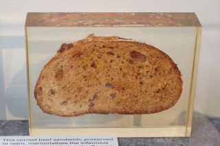 Corned Beef Sandwich at Grissom Memorial Museum
