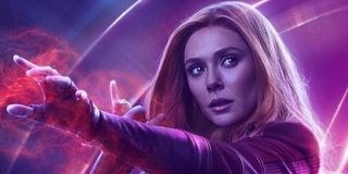 Scarlet Witch in the Infinity War poster