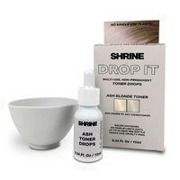 SHRINE Drop It Toner Drops | RRP: $16.99 / £9.99
These toner drops can be added to any conditioner to create an instant 'shroom hue that will also act as a remedy to yellow tones. Use just a couple of drops in your usual product and get gorgeously icy results. 