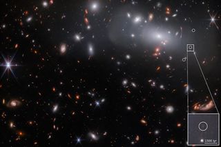 Astronomers used the James Webb Space Telescope to look more than 13 billion years into the past to discover a unique, minuscule galaxy that could help astronomers learn more about galaxies that were present shortly after the Big Bang.