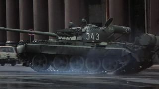 The tank scene in Goldeneye