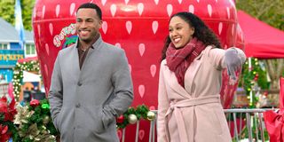 christmas comes twice hallmark 2020 Tamera Mowry Housley Michael Xavier