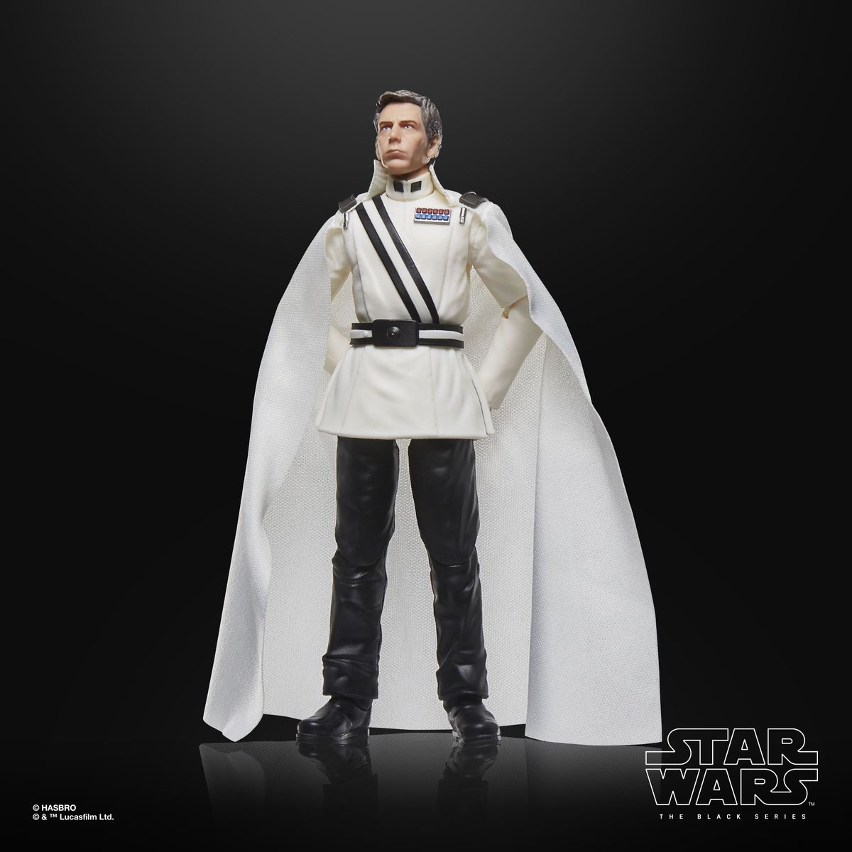 Director Krennic Star Wars action figure standing with arms behind his back