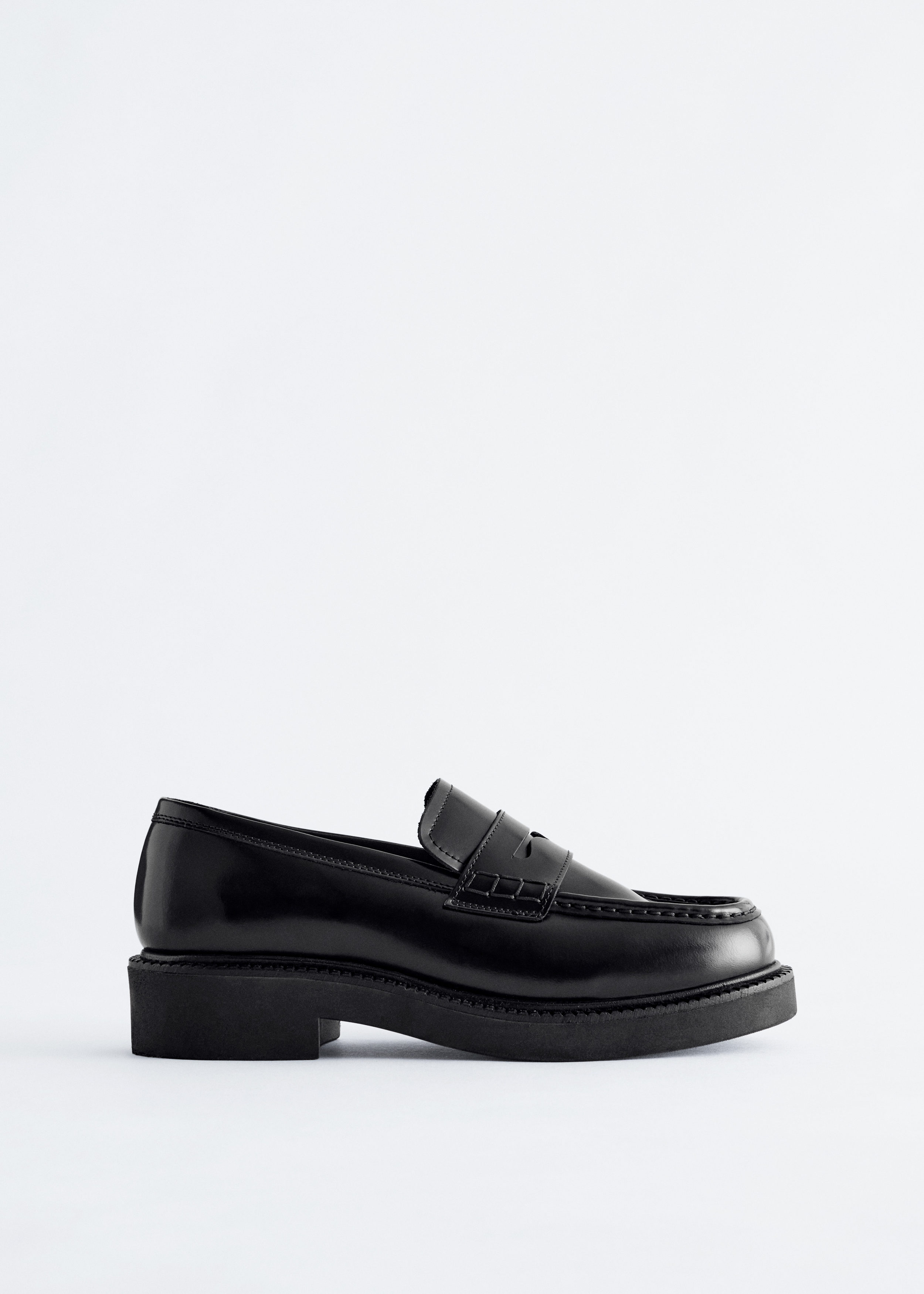 Chunky Leather Loafers