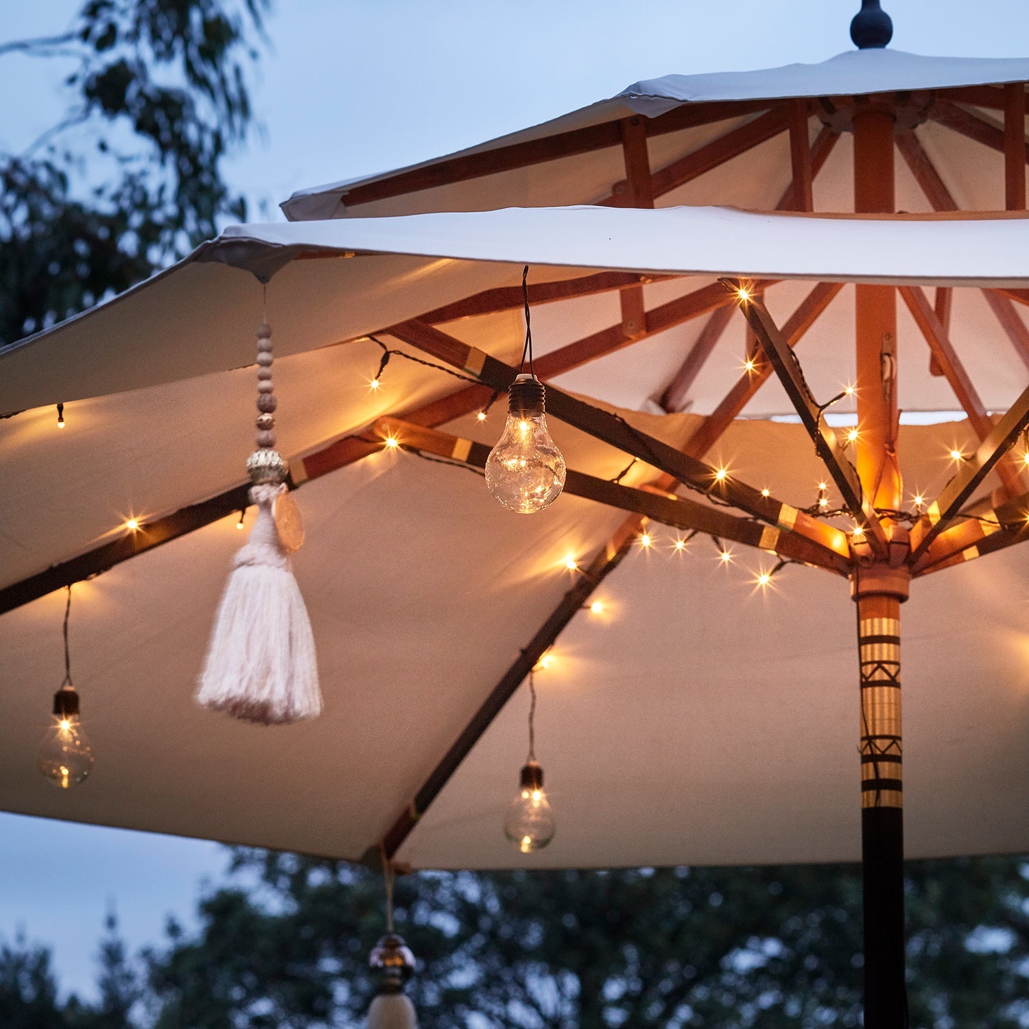 80 Led Battery Operated Parasol Lights Uk