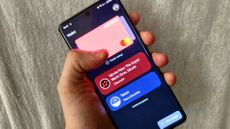 OnePlus 12 phone showing Google Wallet