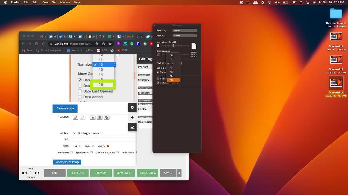 How to increase the text size on your MacBook | Laptop Mag