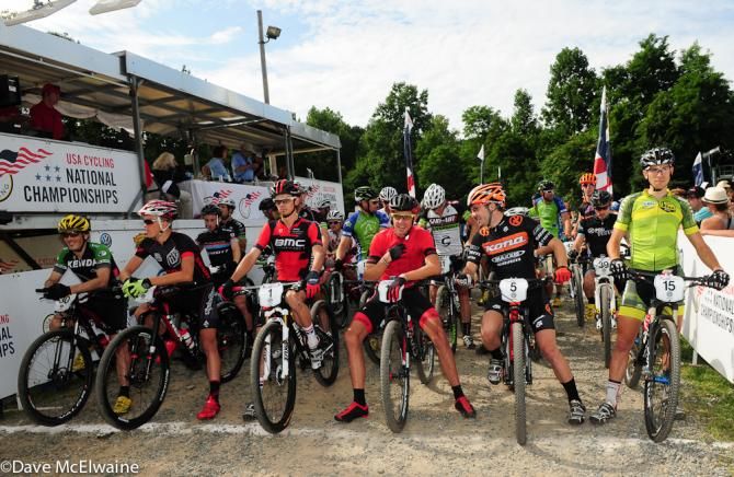 Elite men at the start