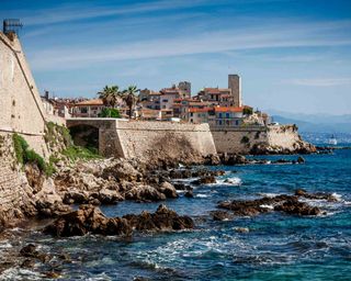View of the resort town of Antibes on the French Riviera - Buy property in Europe