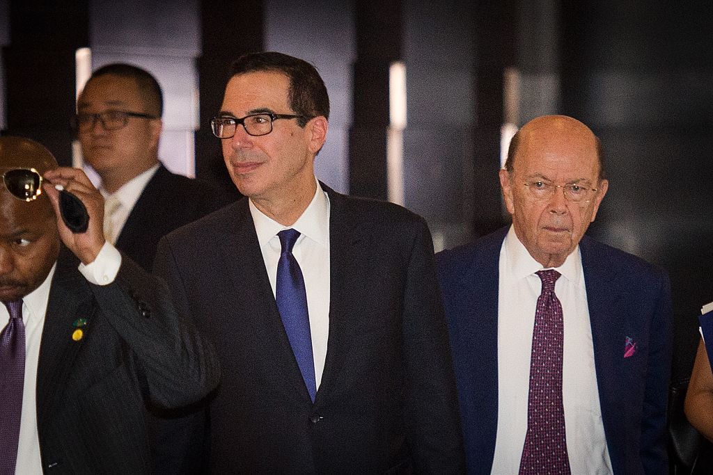 Treasury Secretary Steven Mnuchin in China