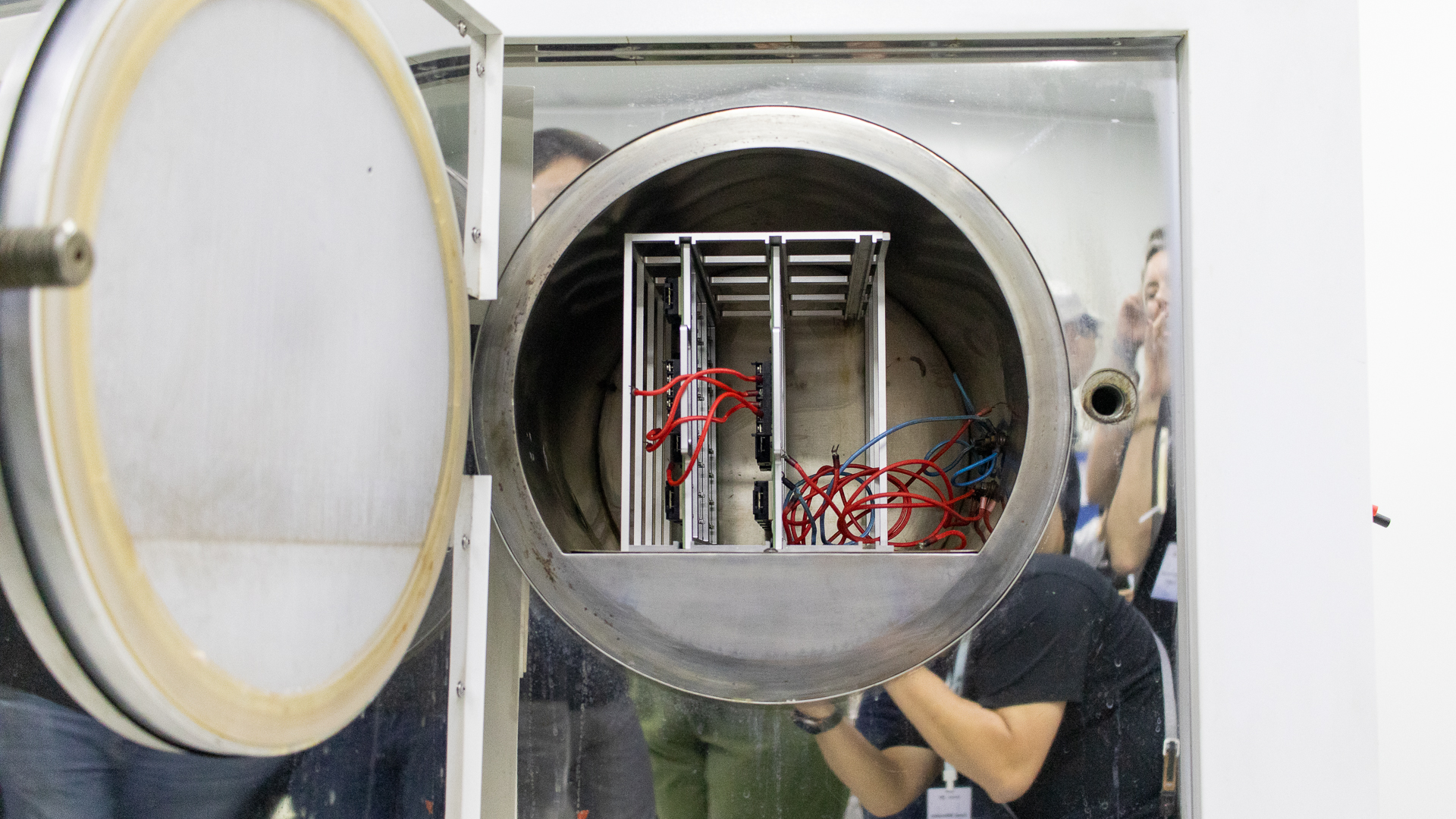 The Highly-Accelerated Stress Test chamber in the Environmental Lab