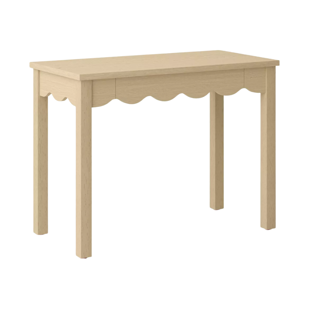 Wavy dorm room desk