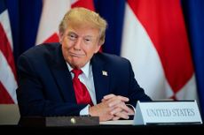 US stocks: Donald Trump grimacing