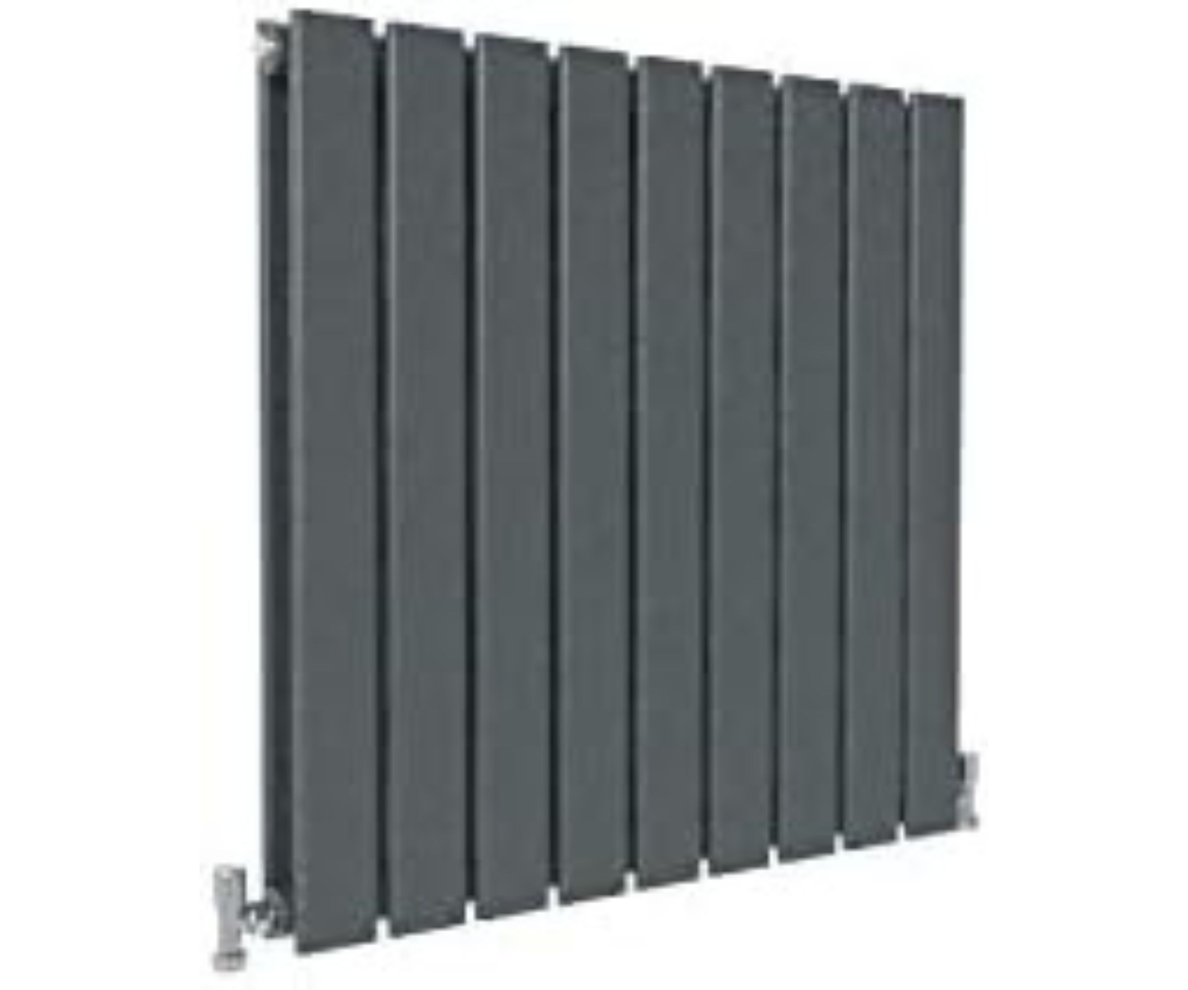 Vertical Flat Panel Radiator product cut out on white background
