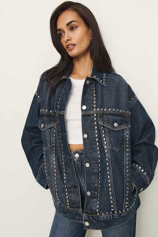 Reformation Brooks Oversized Denim Jacket