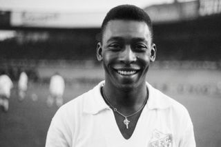 Pele with Santos in 1961.