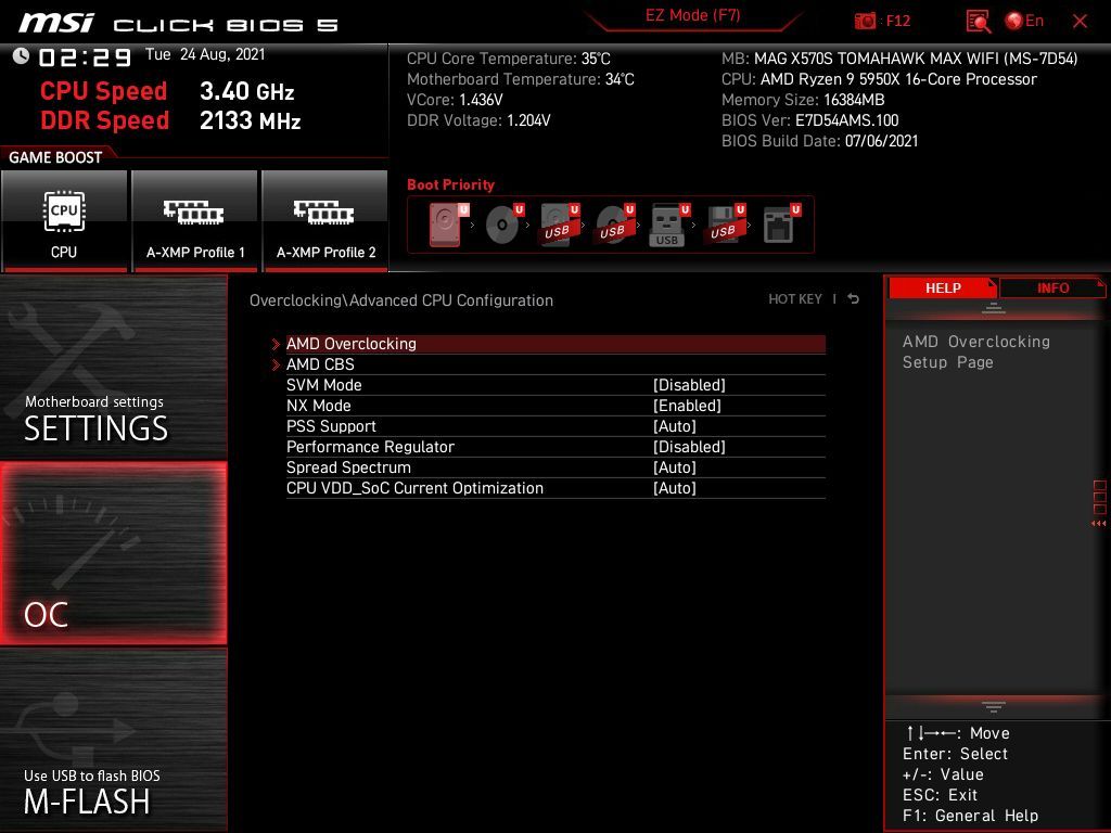 MSI MAG X570S Tomahawk Max WIFI